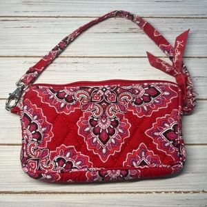 VERA BRADLEY Frankly Scarlet Wristlet